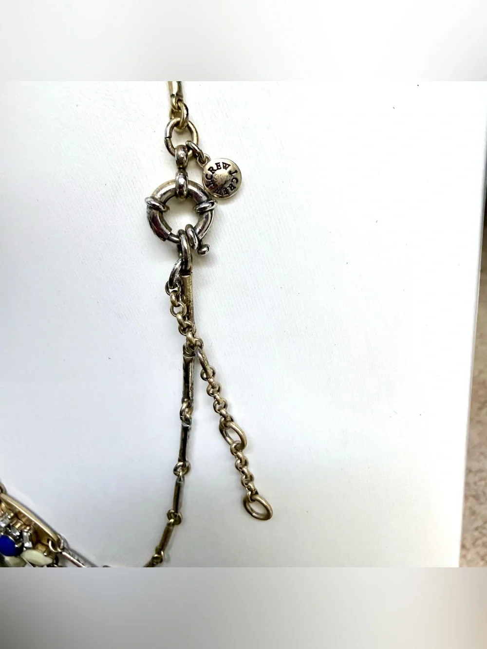 J. Crew Rhinestone Bib Statement necklace